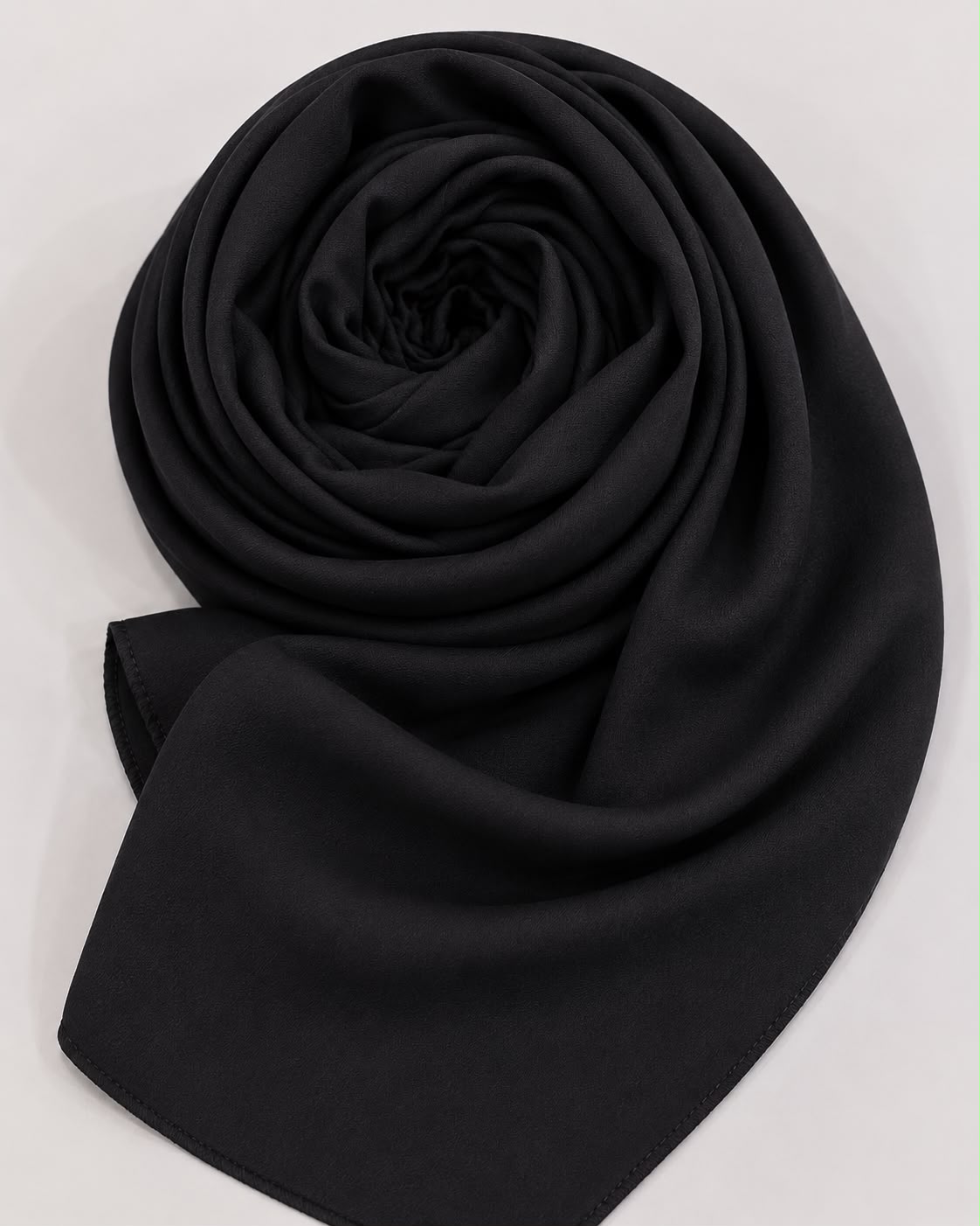 Black Turkish Chiffon - Image 1