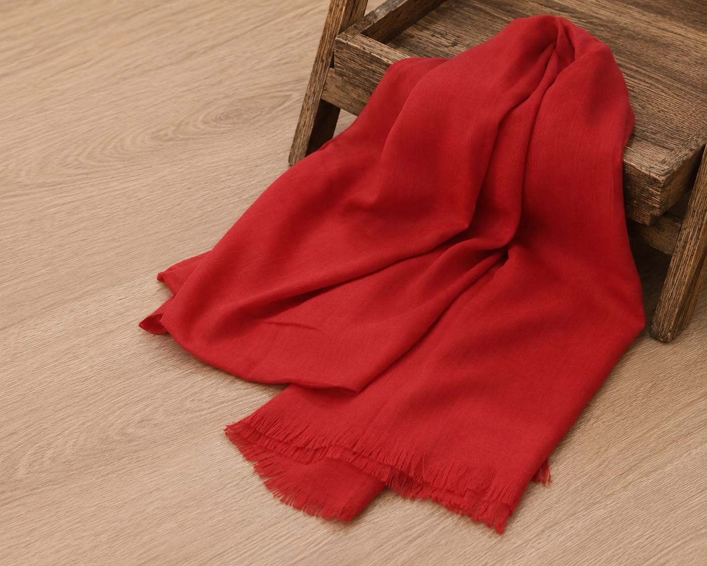 Scarlet Plain Turkish Lawn (Large) - Image 1