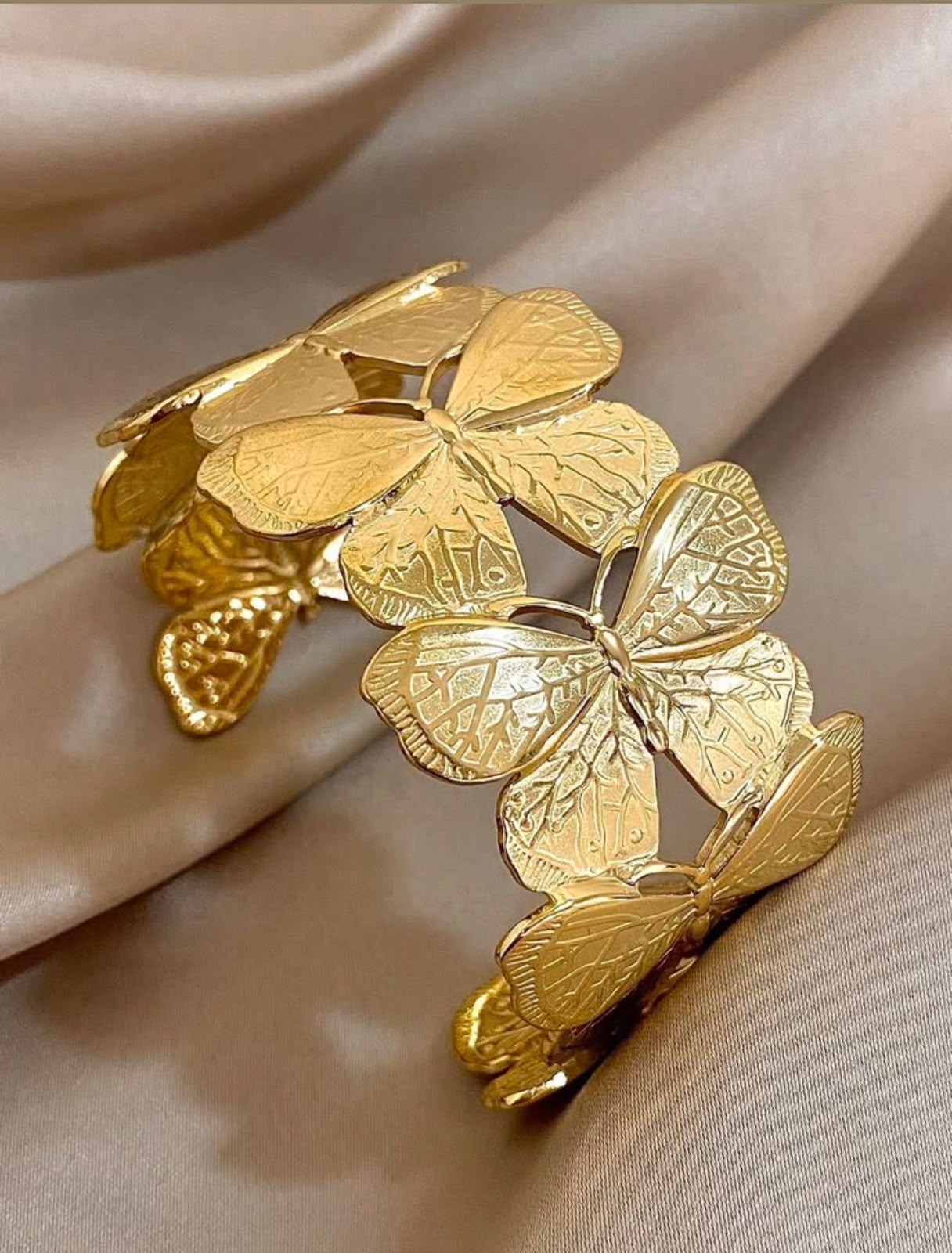 Gold Butterfly Cuff Gold Butterfly Cuff - Image 1
