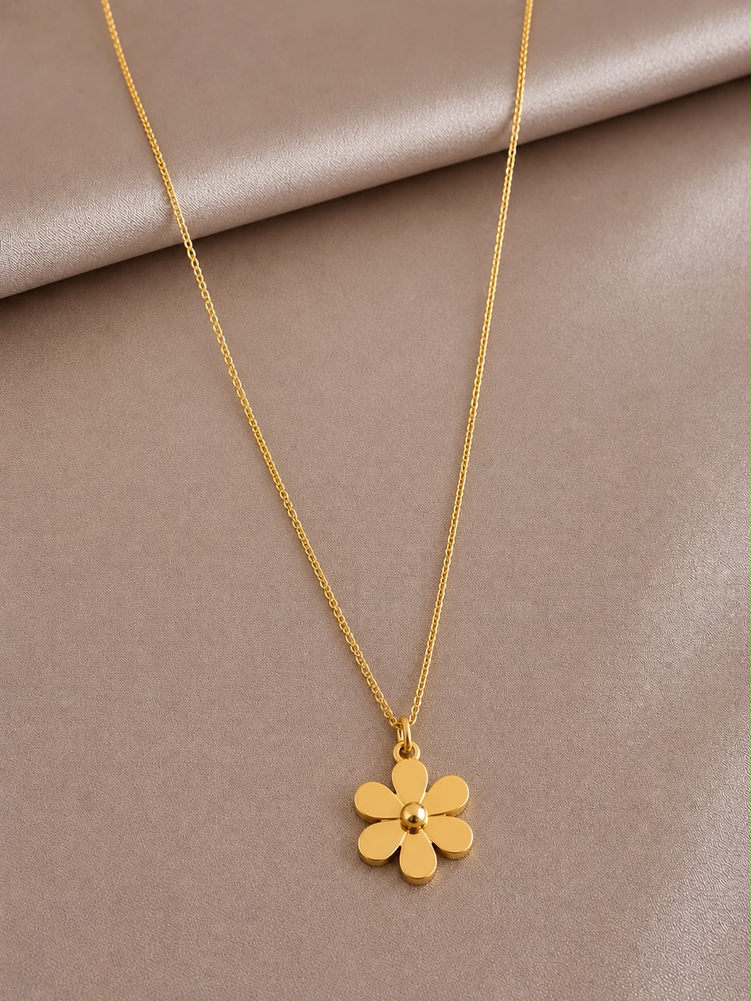 Golden Bloom Flower Pendant Golden Bloom Flower Pendant - Image 1