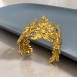 Golden Flower Cuff