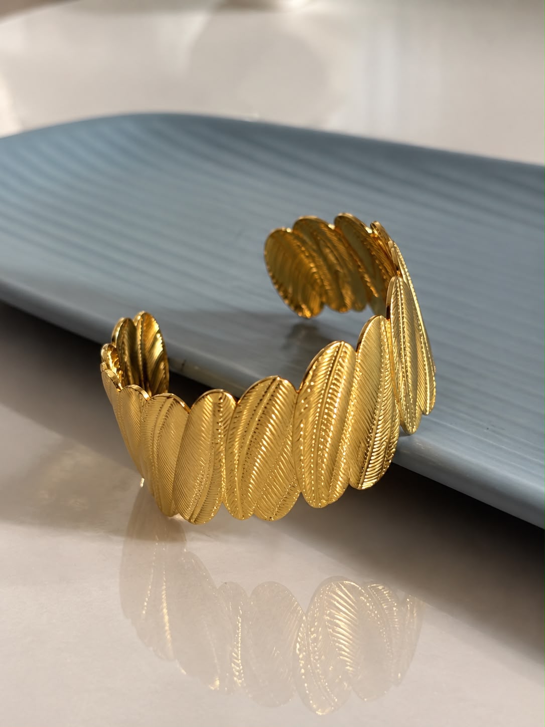 Golden Leaf Cuff(1) Golden Leaf Cuff - Image 1